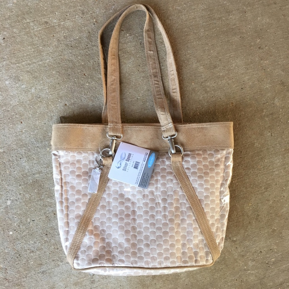 Kalencom Silver Spoon Tote Diaper Bag •NWT•